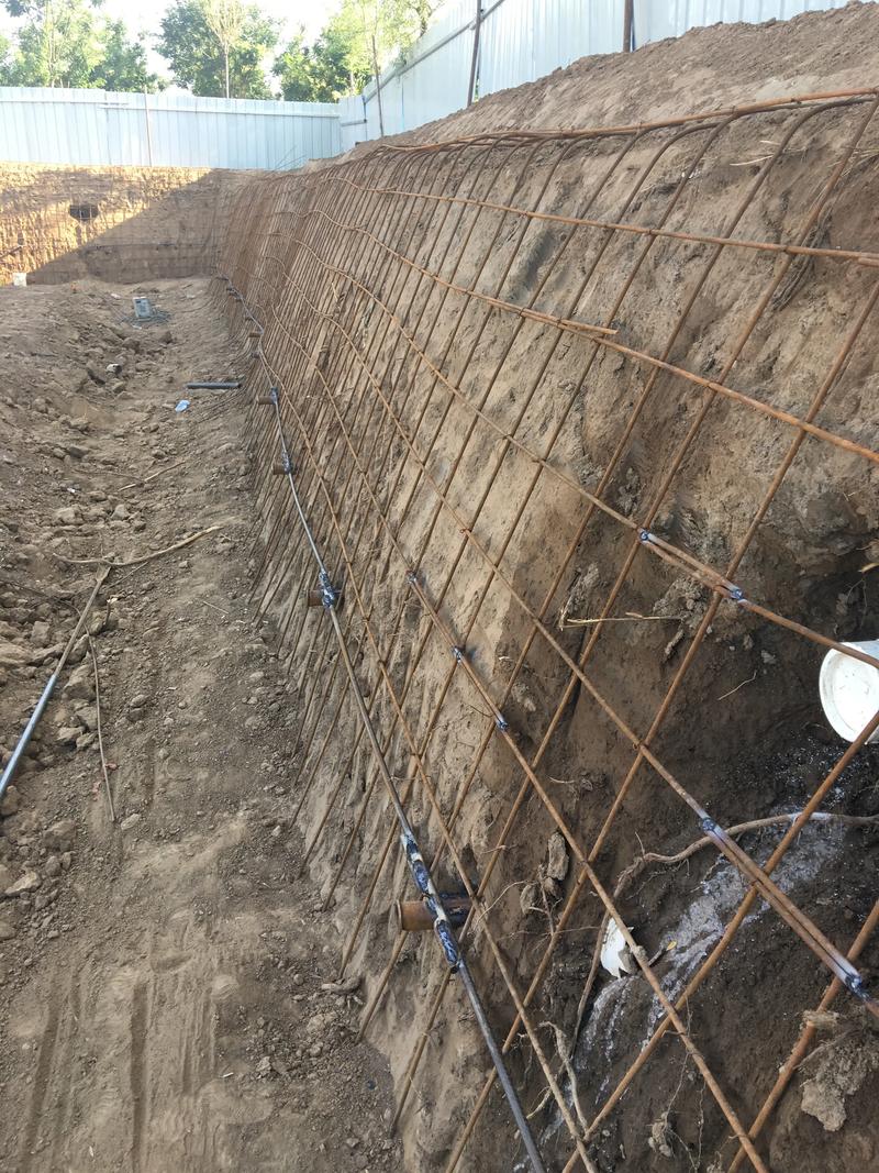 荷泽东明县边坡加固